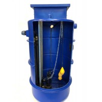 1700Ltr Dual Sewage Pump Station 10m head, Ideal for houses with upto 2 x 4 bed dwelling Bedrooms